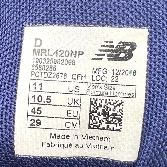 New Balance 420 Re-Engineered Navy - Picture 9 of 11